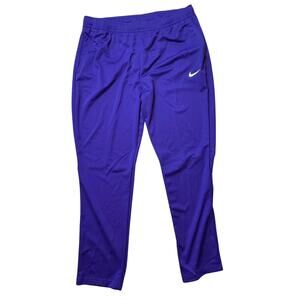 Nike Dri-FIT Epic Knit Training Track Pant 2.0 Swoosh Logo Purple Women's XL NWT